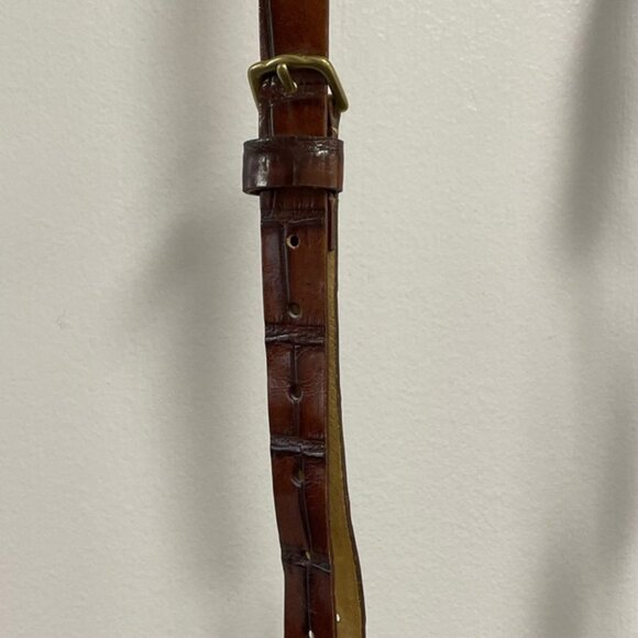 Martin Dingman Men's Leather Suspenders - Brown Leather - Adjustable - EUC - Picture 4 of 6